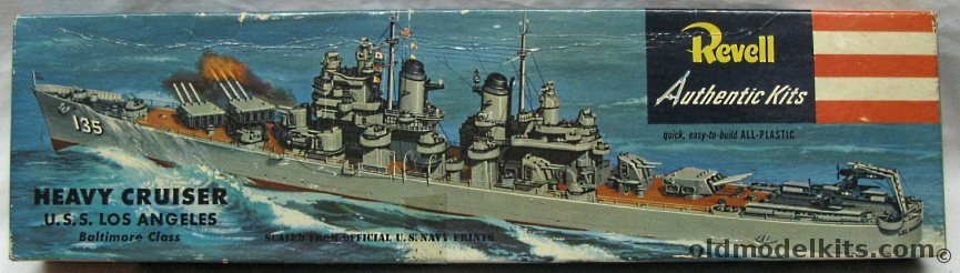 Revell 1/490 USS Los Angeles CA135 - Pre 'S'  - Fall River - Baltimore - Pittsburg - Columbus - Bremerton - Canberra - Toledo - Quincy - Chicago - St. Paul - Helena - Macon - Boston, H306-169 plastic model kit